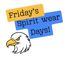 Fridays are spirit wear days!